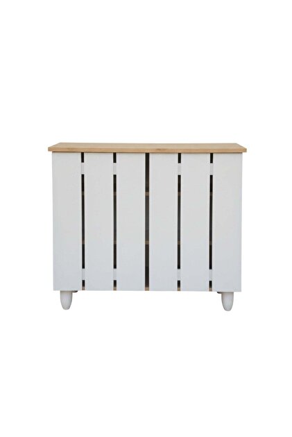 Shoe Storage Cabinet with Shelves and 2 Doors Made in Malaysia