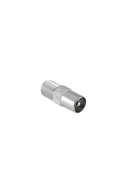 Mufă conector pentru TV-F, Metal, Argintiu
