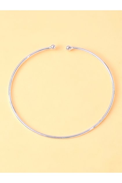 Silver Plated A metal anklet, stylish beach jewelry anklet, trendy and minimalist women's accessory,