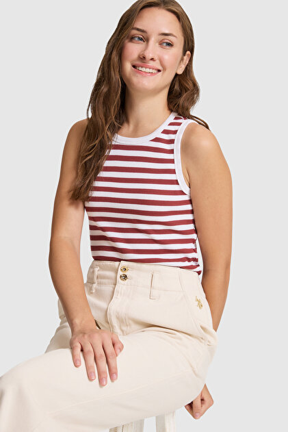 Women's White Crew Neck T-Shirt 50323549-Vr013