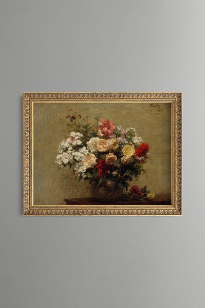 Summer Flowers - Vintage Patterned Painting - Fine Model