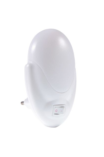 Lampă de veghe LED, 2W, Albă - Cu conectare la priză