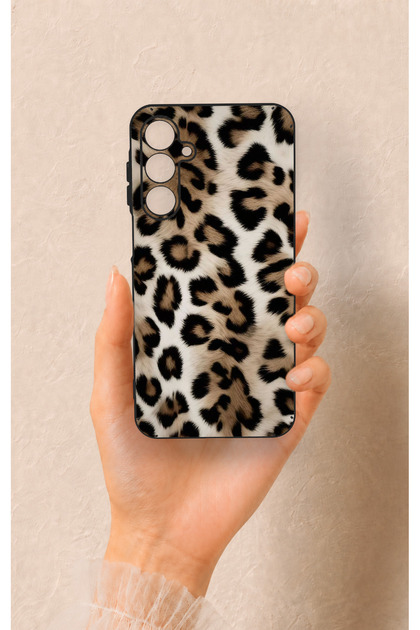 Samsung A16 Compatible Leopard Skin Patterned Silicone Case