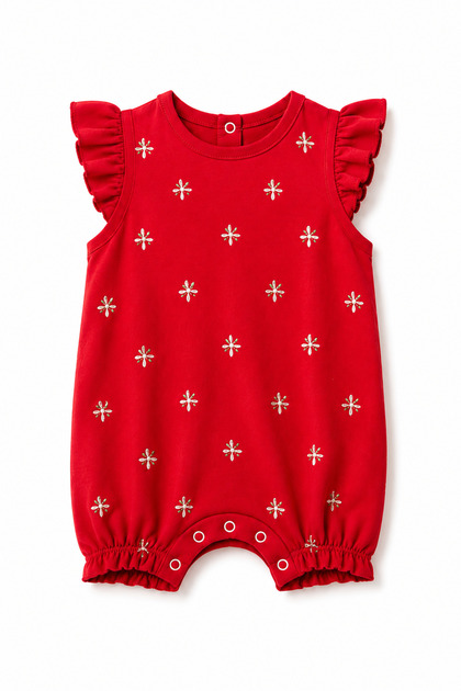 Baby Girl Romper 100% Cotton Short Sleeve Romper 0-3 /3-6 Months