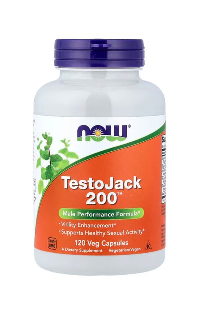 Herbal, TestoJack 200 with Tongkat Ali, Tribulus, Maca and Horny Goat Weed, 120 Veg Capsules