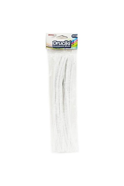 Brewis Sarme creative 30 cm 40 bucăți. Crăi albi pentru decorațiuni