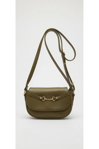 Khaki Vintage Model Women's Crossbody Bag