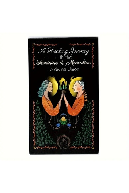 A Healing Journey with the Feminine & Masculine to Divine Union /Eril, Dişil Mesaj Kartları -10cm 6,5cm boyutlarında