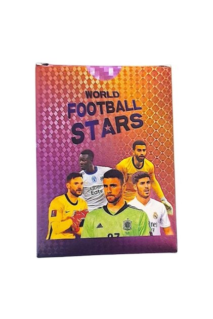 Set 55 de Cartonase Fotbal World Football Stars, Colectie Jucatori, Holografice