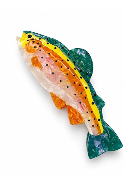 Bone-Colored Fish Clasp