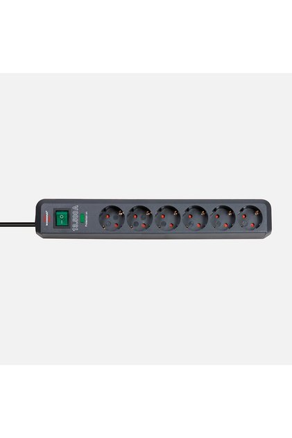 Eco Line 6'lı 13.500A Akım Korumalı Anahtarlı Priz