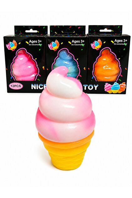 Αντιστρές Παιχνίδι Nice Cream, Μοντέλο Παγωτού, Αργής Ανόδου, Εξαιρετικά Μαλακό, 3+ Ετών