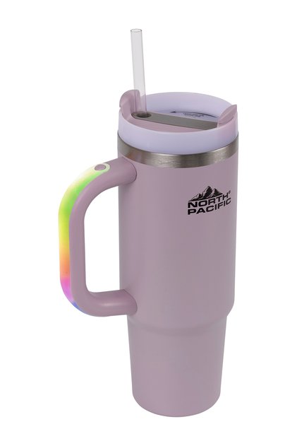 LED Işıklı Pipetli Termos - 900 mL