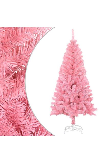 Artificial Christmas Tree with Stand Pink 150 cm PVC