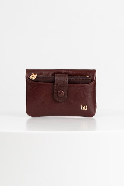 Sawina Women's Leather Wallet Brown