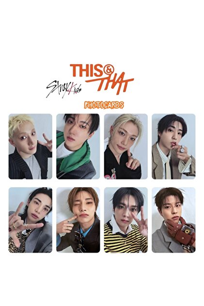 Kpop Dünyasi STRAY KIDS '' This & That '' This Ver. Photocards Set
