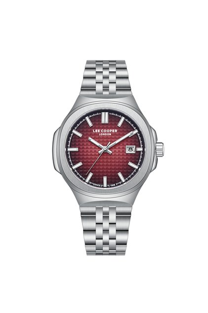 Men's Date Red To Black Dial Watch - LC08395.380
