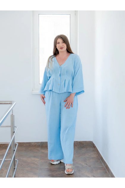 Compleu Muselina Blue Muse – 100% Bumbac