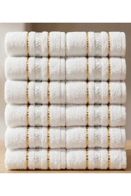 50*80cm Zigzag 12Pcs Cotton White Barber Hairdresser School Wedding Convoy Invitation Towel Soft High Absorbent