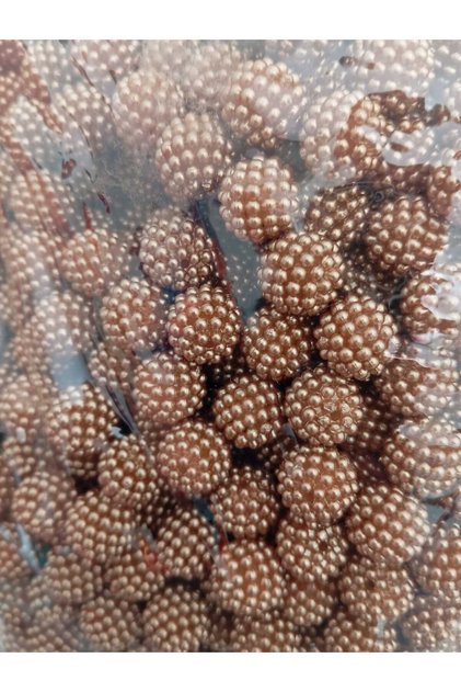 14 mm Bronze Color Blackberry Beads 500 Grams
