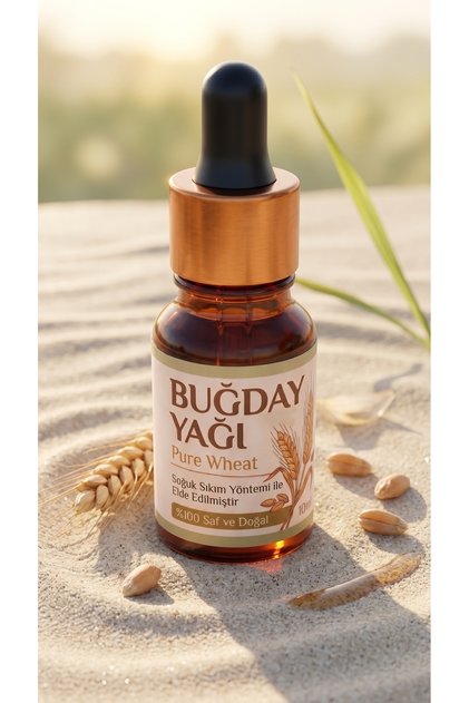 Wheat Germ Oil 10 ml / Cold Pressed / 100% Pure and Natural / Wheat Germ Oil