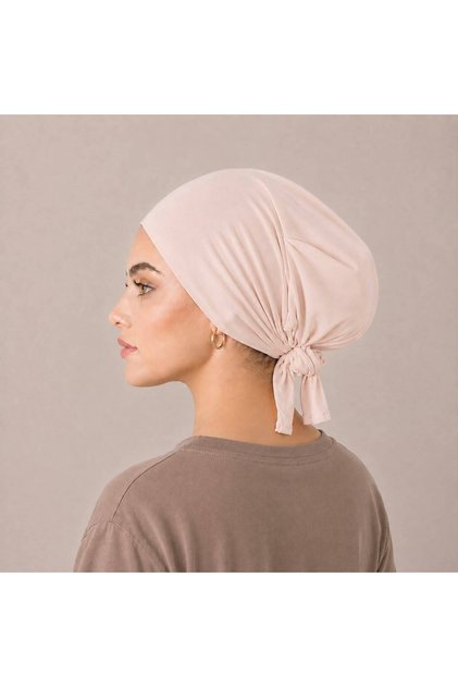 Büyük Boy Geniş XL Bone – Rahat Kalıp Tesettür Bone, Saçları Sıkmayan Bone, Kaymaz İç Yapı