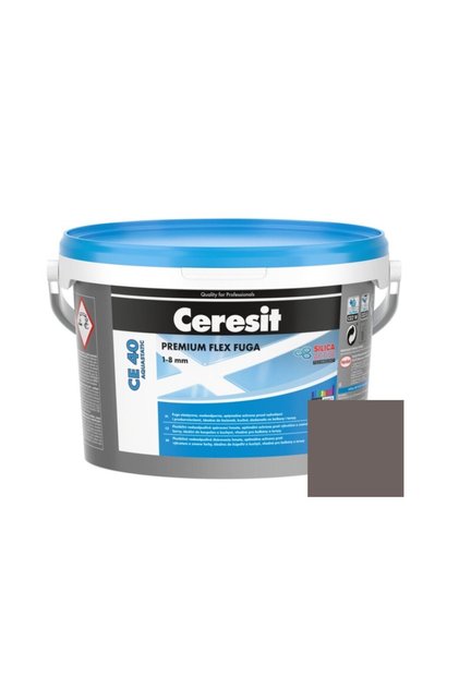 Chit de rosturi gresie si faianta Ceresit CE 40, antracit 13, interior / exterior, 2 kg