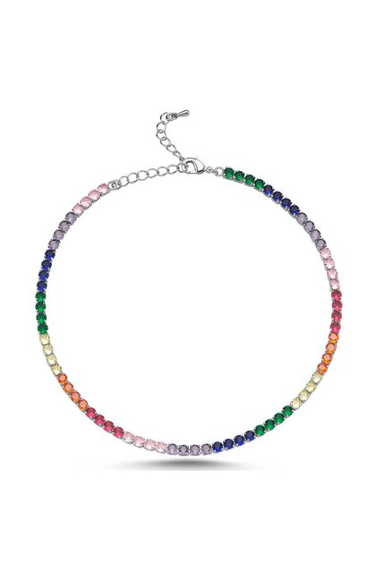 4mm Renkli Su Yolu Choker