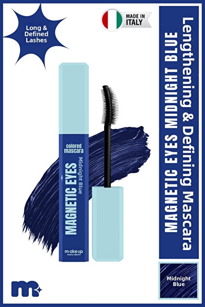 Make up Maruderm Colored Mascara (Midnight Blue) – Colored Mascara Midnight Blue