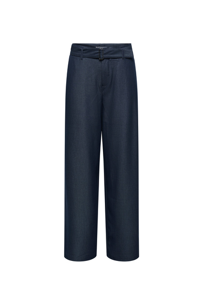 Koyu Lacivert Kadın Pantolon ONLSIGNE LIFE HW WIDE BELT PANT CC