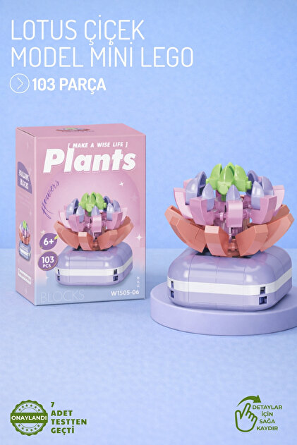 Toyzade CTOYS scorpio 8942-8 Çiçek Yapma Blok Seti Mikro Lego