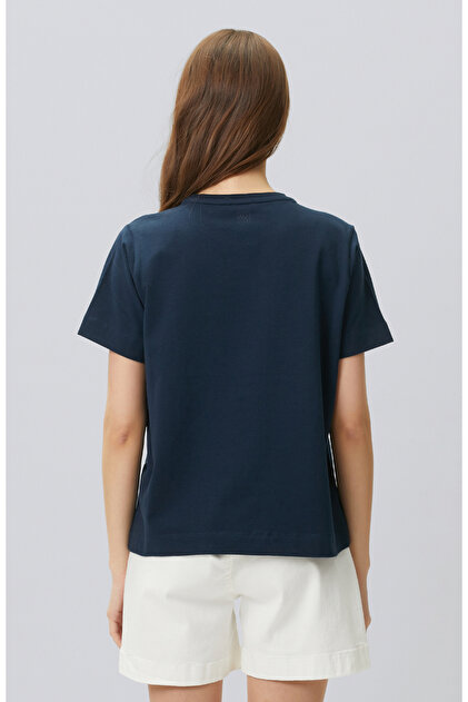 Network Lacivert Nakış Detaylı T-shirt - Fiyatı, Yorumları