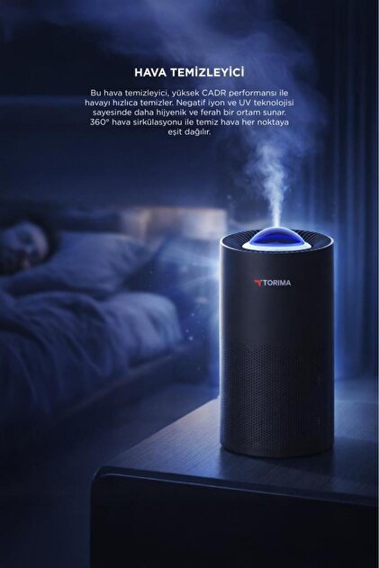 Torima Akıllı Hava Temizleyici Filtresi TAP-500 Pro Gri Filtre