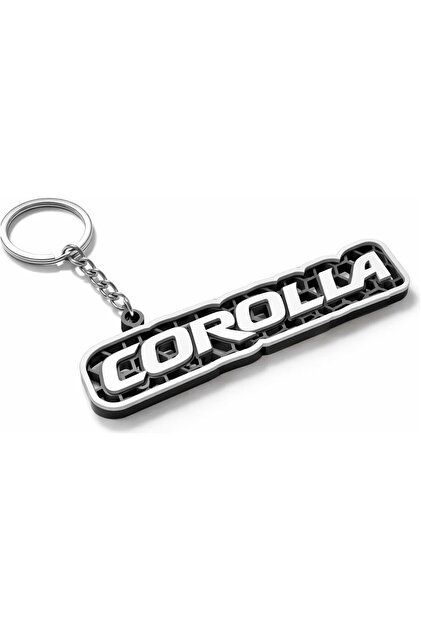 Toyota Corolla Logo Keychain – Stylish Design Car Keychain
