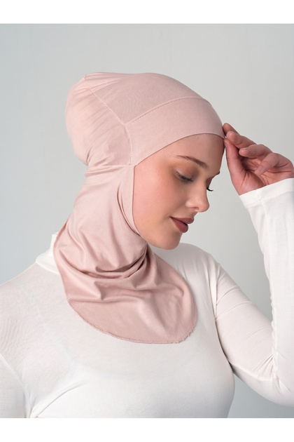 Hijab Bonnet with Neck Collar - St 225 (3422513)