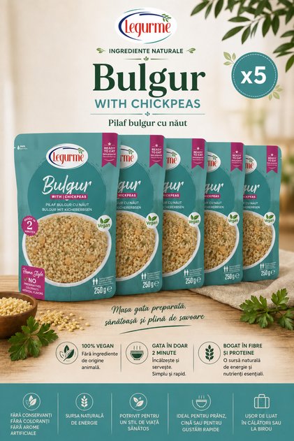 Pilaf de bulgur cu năut 250gr x5