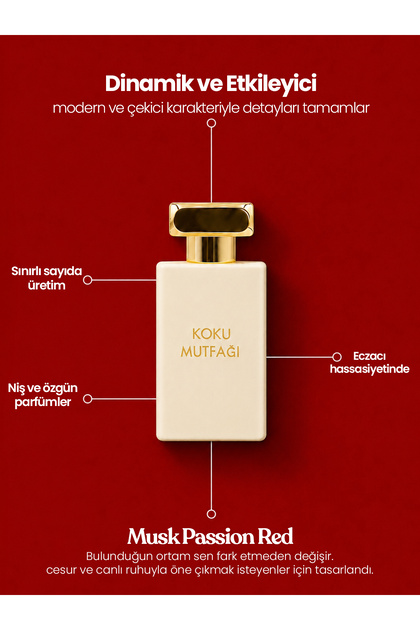 MUSK PASSION RED Kadın Parfüm 50 ml EDP Parfüm