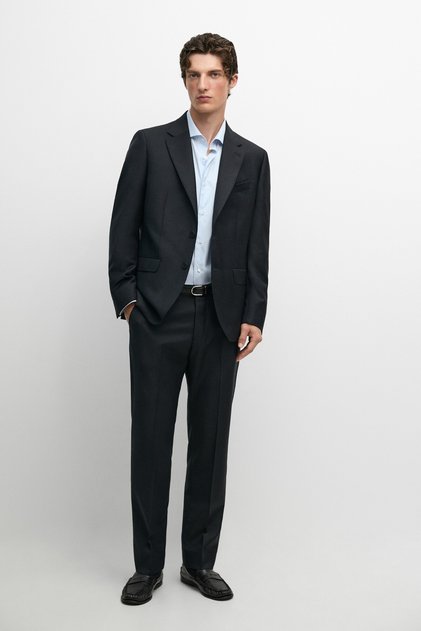 %100 yün klasik blazer