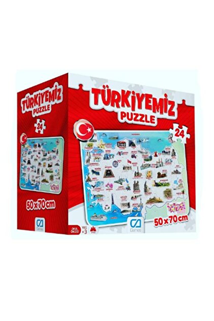 CA Games Türkiyemiz Çocuk Puzzle 24 Parça - Fiyatı, Yorumları