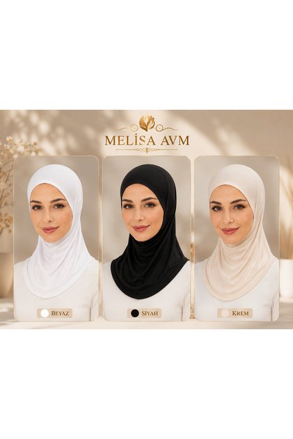 3 adet Ninja bone -siyah-beyaz-bej