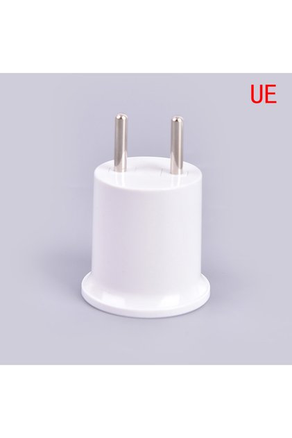 EU E27 Lamp Base To EU/US Plug Socket Holder Converter Adapter Light Bulb