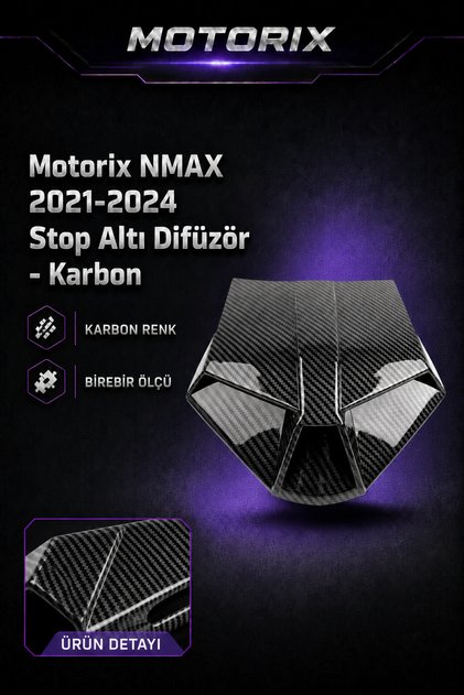 NMAX 2021-2024 Stop Altı Difüzör - Karbon