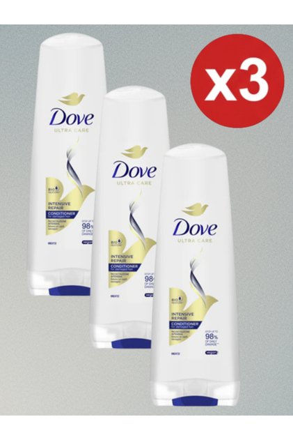 Εντατική Επανόρθωση, 200ml - Μαλακτική Κρέμα για ταλαιπωρημένα μαλλιά x3