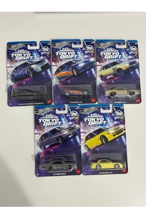 Hot Wheels Fast & Furious ミニカー4台セット HOT WHEELS Fast & Furious Tokyo Drift Silver Series 4'lü Diecast