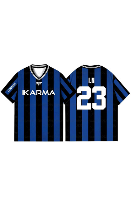 Toum Anime Stray Kids Karma SKZ Jersey T-shirt Forma - Fiyatı