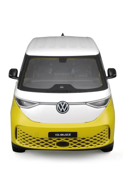 Masinuta metalica, Maisto, Volkswagen ID Buzz, Galben, 1:24