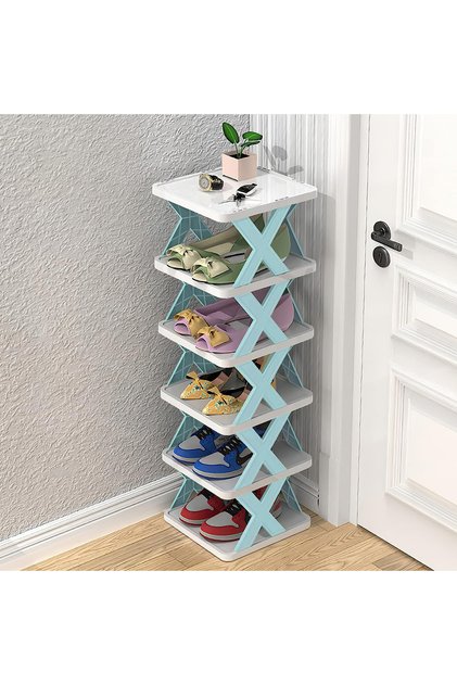 Dulap de pantofi modular, Naimeed D5311, modern, ABS, albastru