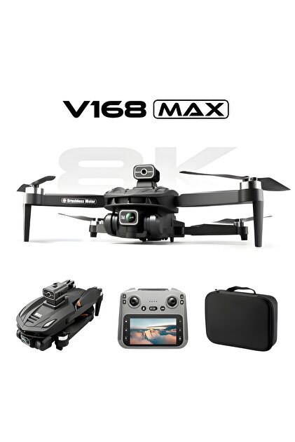 V168 MAX GPS Yüksek FPS Çift Kameralı Engel Kaçınma A++ Sınıf Kaliteli Otomatik Eve dön Modlu DRONETürkiye (SKYCORE GARANTİLİ)