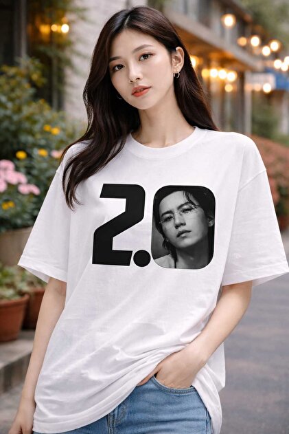puolikuu Arirang World Tour BTS Baskılı Oversize Tshirt - Fiyatı