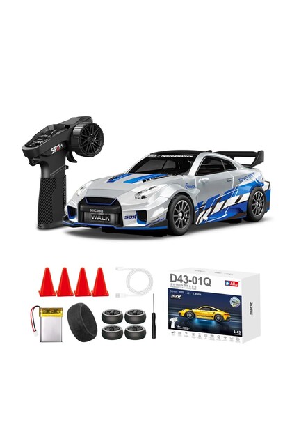 ROKET Kumoyu 1:43 Profesyonel Mini Drift RC Araba GTR 4WD 15 KM/H